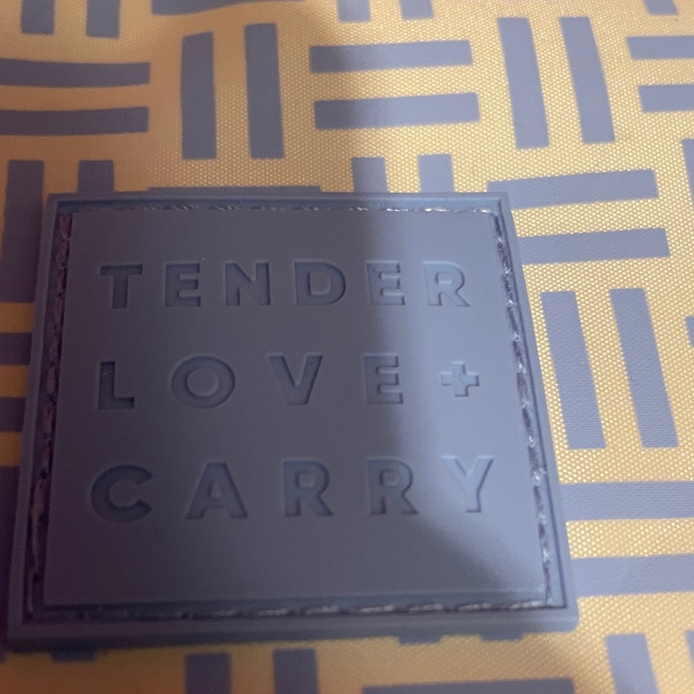 Cosmetic Bag - Cream and Blue - Picture 3 of 5